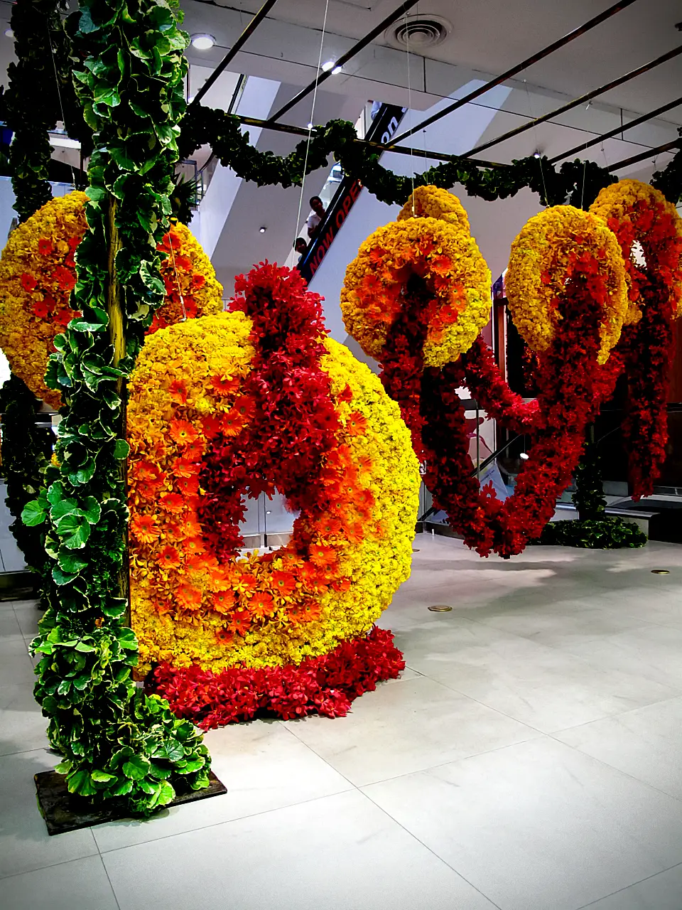 Gradient Circle Floral