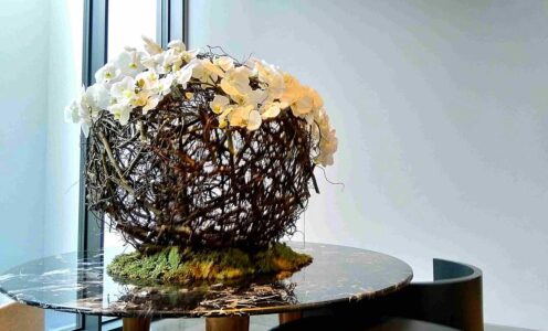 Pre-opening Floral Setup